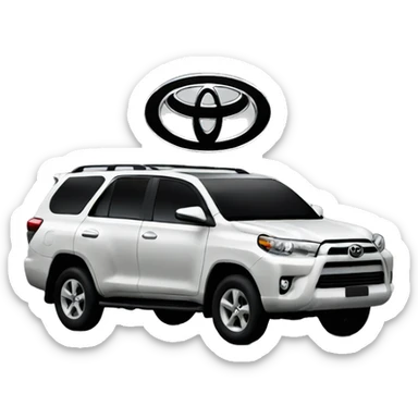 Toyota logo sticker