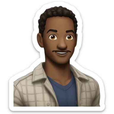 Spiderman from raimi trilogy happy sticker