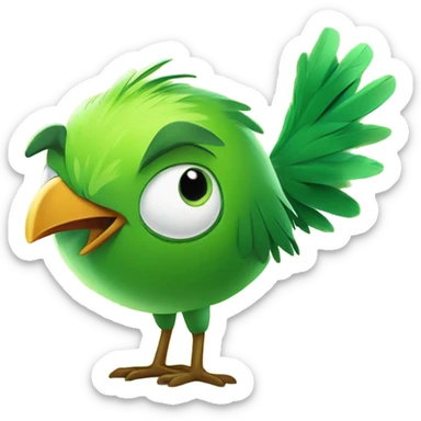 hal from angry birds sticker