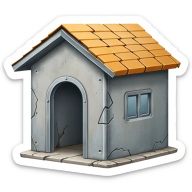 shoddy reinforced shelter sticker
