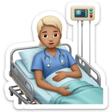 giving birth sticker