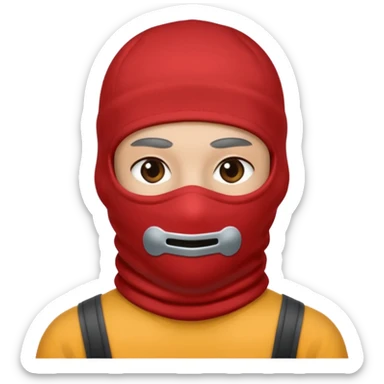 Full balaclava beanie grey skin  sticker
