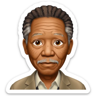 Morgan Freeman sticker
