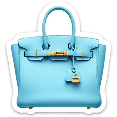 baby blue birkin sticker