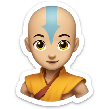 Aang cute sticker