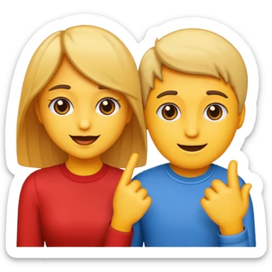 Emojis for couples chat with spice sticker