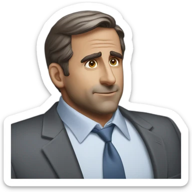 steve carell chat bubble no sticker