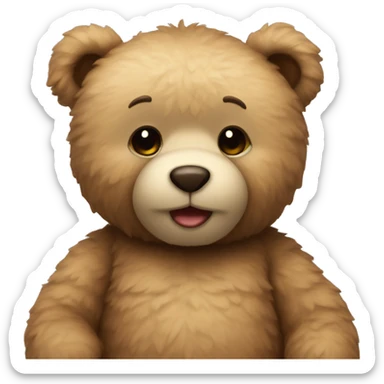 Teddy bear in love sticker