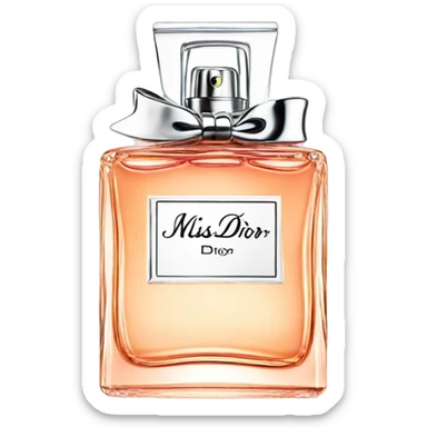 Miss dior perfume sticker