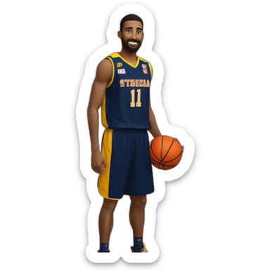 Jugador baloncesto UCAM MURCIA sticker