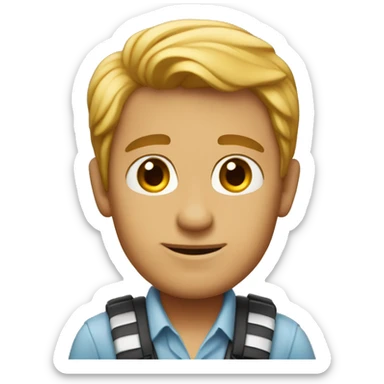 Has un chico pelirrojo  sticker