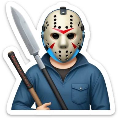 Jason voorhees sticker