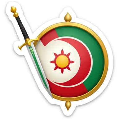 Old iran flag emoji for  texting sticker