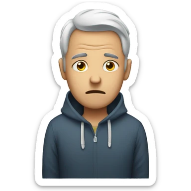 man depressive sticker