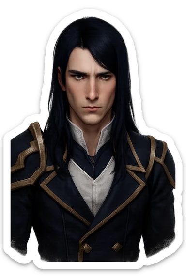 Separate the middle left character from the group in the reference image into its own image, upscale for clarity, and remove the background to produce a transparent PNG. Focus on clear details and isolation of the character. sticker