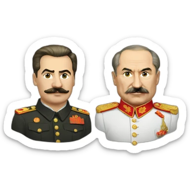 stalin-putin sticker
