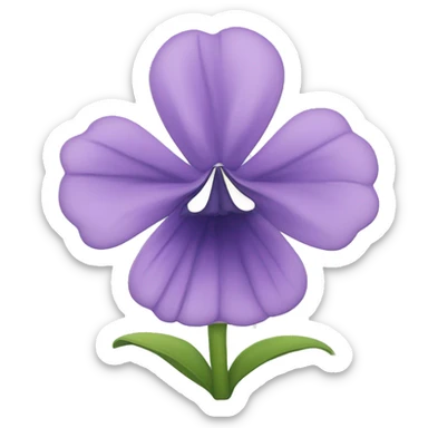 une fleur avec un visage qui sourit sticker