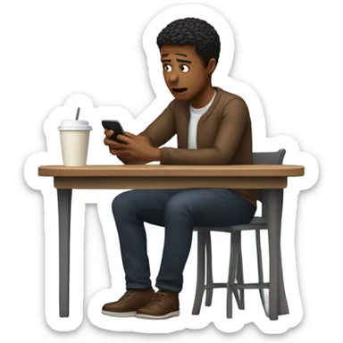 Waiting for response sticker