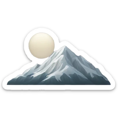 mountain sticker