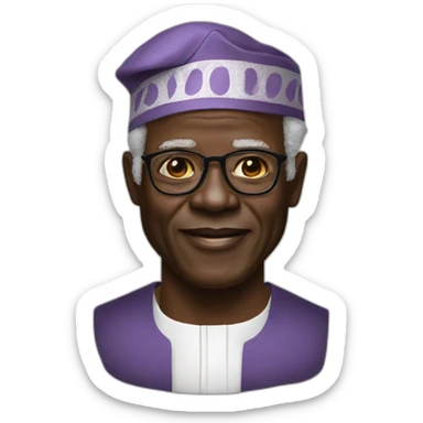Tinubu Nigerian president sticker