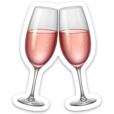 copas brindis rosa sticker