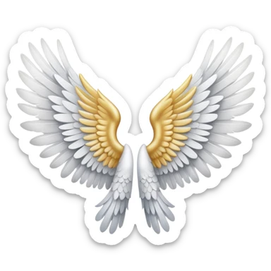 𝙻𝚎𝚏 𝚝𝚊𝚗𝚐𝚎𝚕 𝚠𝚒𝚗𝚐𝚜 sticker