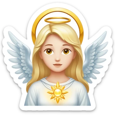 divinidad angelica de luz sticker