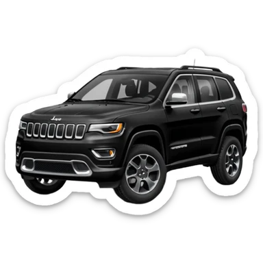 2023 Jeep black color Jeep emoji suv sticker