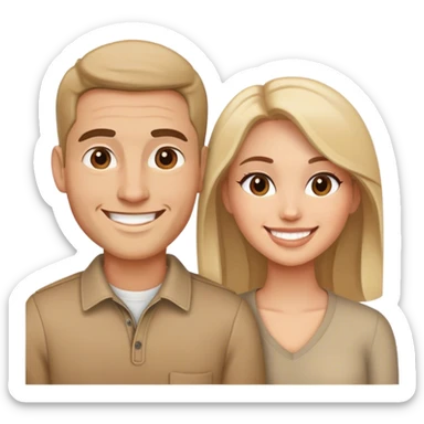 mike + vanessa sticker