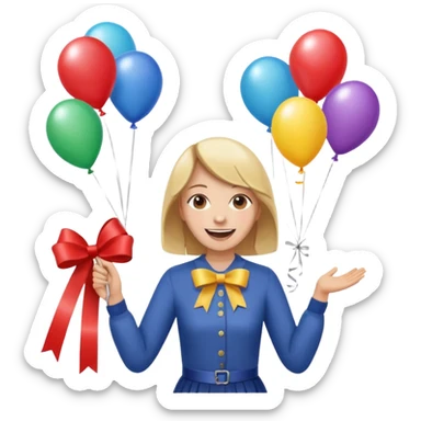 Shop opening sticker