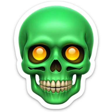 skull emoji use in whatsapp or instagram with green screen  sticker