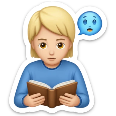 reading someone mind sticker