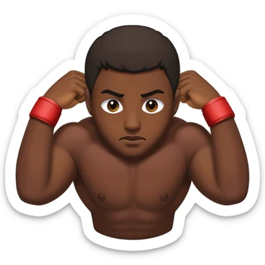 pinned down in wrestling sticker