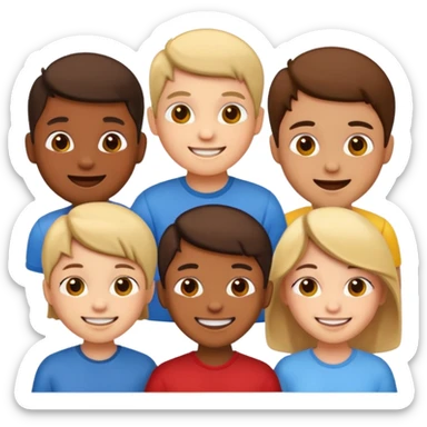 67 kid emoji sticker