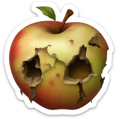 Rotten Apple  sticker