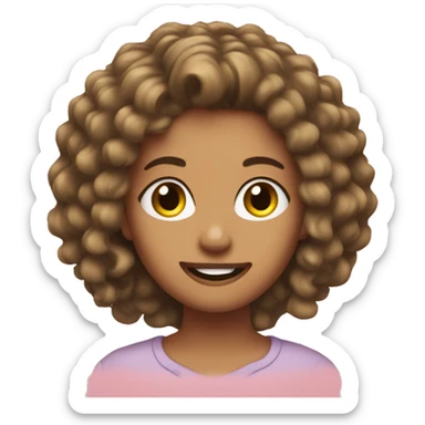 Gringer hair girl lifestyle  sticker