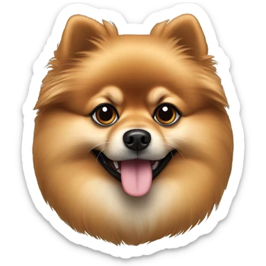 Sable Pomeranian sticker