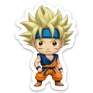 goku ss divin sticker