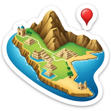 I want that you generate an correct Peru map emoji sticker