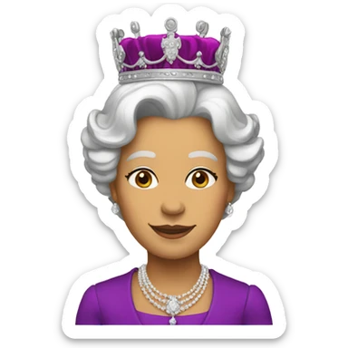 create an emoji of the queen sticker