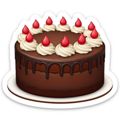 chocolate cake sticker