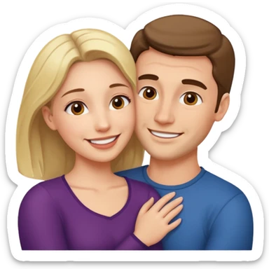 Une femme et un homme entrain de faire l'amour sticker