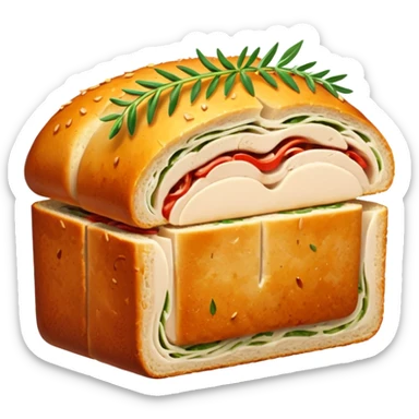 chicken loaf sticker