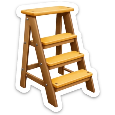 Step stool sticker