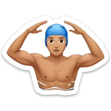 swimmer Athlete in Action sticker