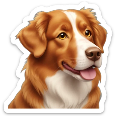 nova scotia duck tolling retriever sticker