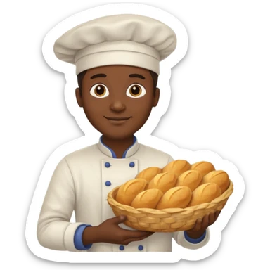Street Baker man  sticker