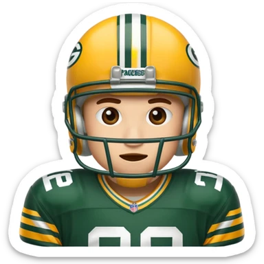 Packers player  sticker