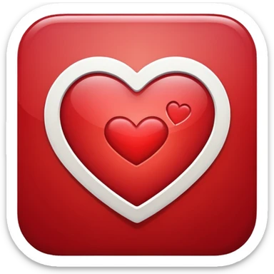 Instagram logo with a heart sticker