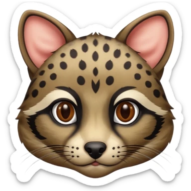 Civet cat sticker